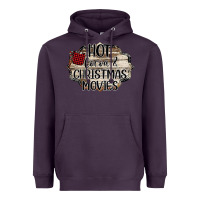 Plum hot cocoa and christmas movies Heavyweight Hoodie - Bettercallsaul