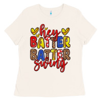 Bone hey batter batter swing softball Ladies Tee - Zillion Design Studio