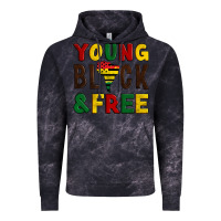 Cloud Black young black and free Vintage Hoodie - Artiststas