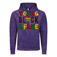 Cloud Purple young black and free Vintage Hoodie - Artiststas