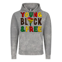 Cloud Rock young black and free Vintage Hoodie - Artiststas