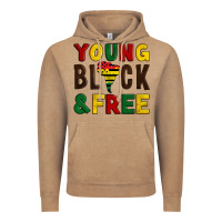 Vintage Coffee young black and free Vintage Hoodie - Artiststas