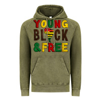 Vintage Olive young black and free Vintage Hoodie - Artiststas
