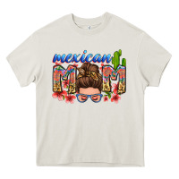 Cream mexican mom Heavy Core Tee - Zillion Design Studio