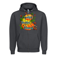 Smoke grateful thankful blessed Zipper Hoodie - MaliasSmallBusiness