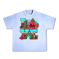 Grape Ice love summer with flowers Urban Heavy Tee - AdoDesignShop