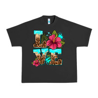 Pigment Black love summer with flowers Urban Heavy Tee - AdoDesignShop