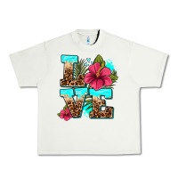 Pistachio love summer with flowers Urban Heavy Tee - AdoDesignShop