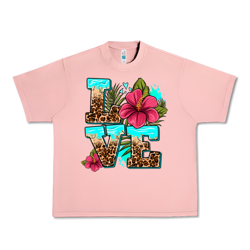 Love Summer With Flowers Urban Heavy Tee by AdoDesignShop | Teevron