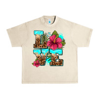 Sandshell love summer with flowers Urban Heavy Tee - AdoDesignShop