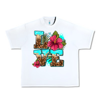 White love summer with flowers Urban Heavy Tee - AdoDesignShop