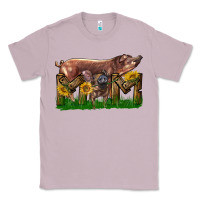 Lilac Western Mom With Duroc Pig And Baby Pig Classic Tee - LillyAllenDesigns