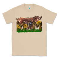 Mushroom Western Mom With Duroc Pig And Baby Pig Classic Tee - LillyAllenDesigns