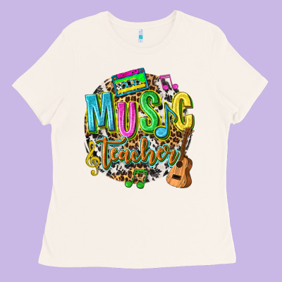 Music Teacher Ladies Tee Designed By Texasbilliewilder