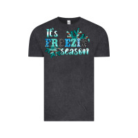 Vintage Black it's freezin' season Vintage Tee - AdoDesignShop