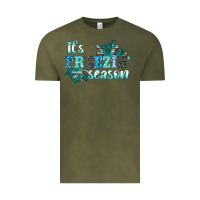 Vintage Olive it's freezin' season Vintage Tee - AdoDesignShop