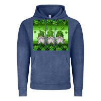 Vintage Denim st patricks gnomes Vintage Hoodie - Jasminsmagicworld