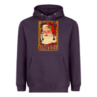 Plum Santa Behave Heavyweight Hoodie - Bettercallsaul