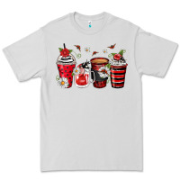 Dove Grey ladybug coffee cups Premium Tee - Zillion Design Studio
