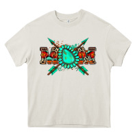 Cream aztec mom Heavy Core Tee - Zillion Design Studio
