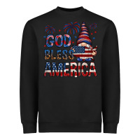 Black god bless america Heavyweight Sweatshirt - NancyCooperArtShop