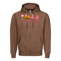 Chestnut tis the season Zipper Hoodie - MaliasSmallBusiness