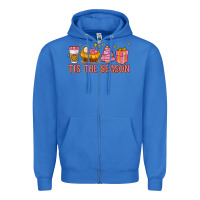 True Royal tis the season Zipper Hoodie - MaliasSmallBusiness