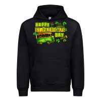 Black Camper Happy St. Patrick's Day Urban Hoodie - CowGirlArtShop
