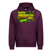 Mauve Wine Camper Happy St. Patrick's Day Urban Hoodie - CowGirlArtShop