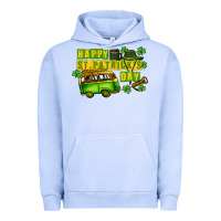 Pigment Grape Ice Camper Happy St. Patrick's Day Urban Hoodie - CowGirlArtShop