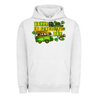 Pigment Lunar Rock Camper Happy St. Patrick's Day Urban Hoodie - CowGirlArtShop