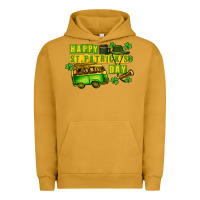 Pigment Peanut Butter Camper Happy St. Patrick's Day Urban Hoodie - CowGirlArtShop