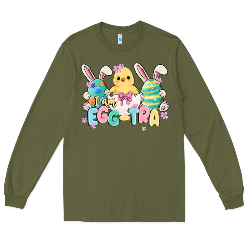 I Am Eggtra Long Sleeve Tee by MaliasSmallBusiness | Teevron