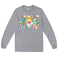 Heather Grey i am eggtra Long Sleeve Tee - MaliasSmallBusiness