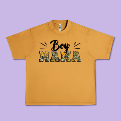 Boy Mama Camouflage Pattern Mother's Day Urban Heavy Tee Designed By Artiststas