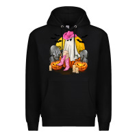 Black Halloween Cowgirl Costumes Premium Hoodie - texasbilliewilder