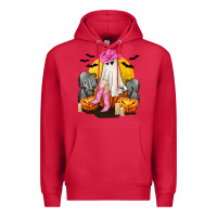 Cardinal Halloween Cowgirl Costumes Premium Hoodie - texasbilliewilder