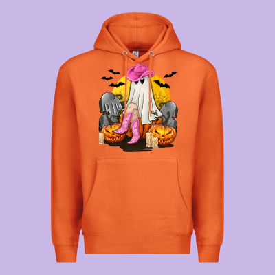 Halloween Cowgirl Costumes Premium Hoodie Designed By Texasbilliewilder