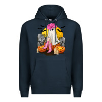 Navy Halloween Cowgirl Costumes Premium Hoodie - texasbilliewilder