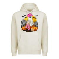 Oatmeal Heather Halloween Cowgirl Costumes Premium Hoodie - texasbilliewilder