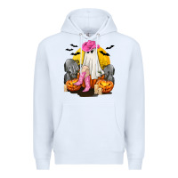 White Halloween Cowgirl Costumes Premium Hoodie - texasbilliewilder