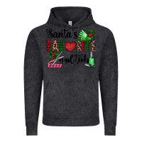 Santa's Favorite Nail Tech Vintage Hoodie | Teevron