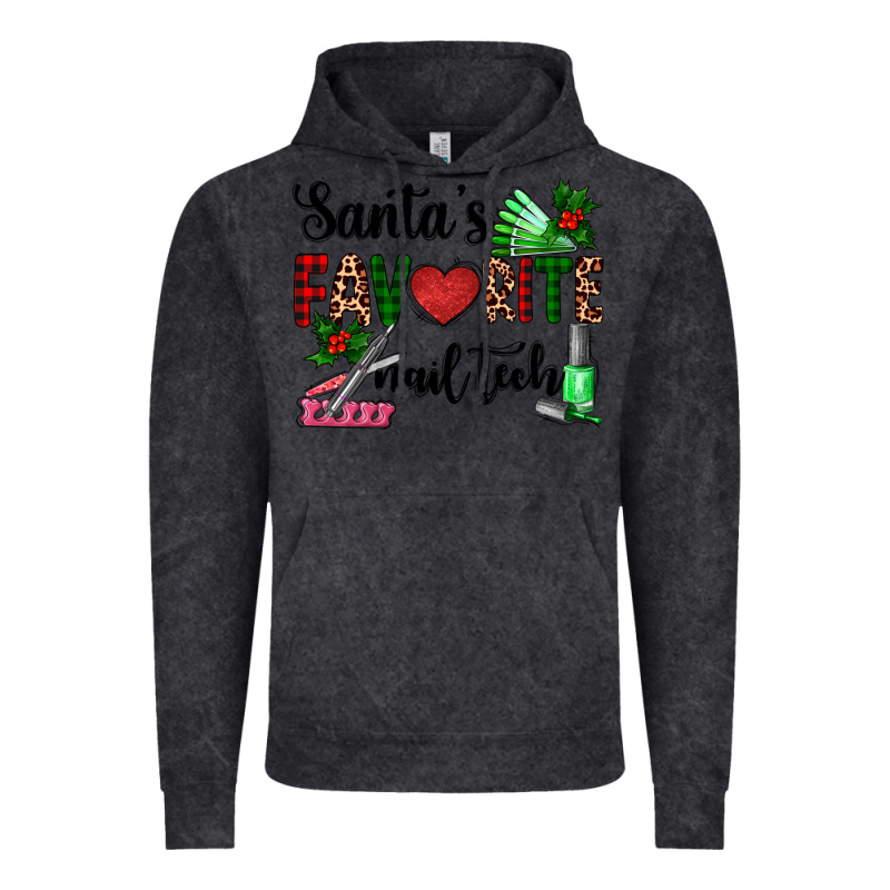 Santa's Favorite Nail Tech Vintage Hoodie by AdoDesignShop | Teevron