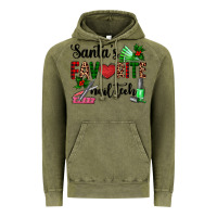 Vintage Olive santa's favorite nail tech Vintage Hoodie - AdoDesignShop