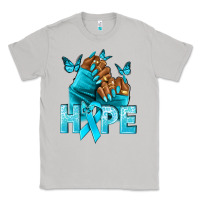 Moon Dust hope tealribbonovarian cancer nails Classic Tee - NancyCooperArtShop
