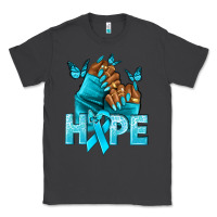 Smoke hope tealribbonovarian cancer nails Classic Tee - NancyCooperArtShop