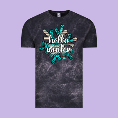 Hello Winter Vintage Tee Designed By Adodesignshop