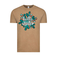 Vintage Coffee hello winter Vintage Tee - AdoDesignShop