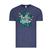 Vintage Denim hello winter Vintage Tee - AdoDesignShop