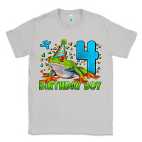 Moon Dust birthday boy frog age 4 Classic Tee - LillyAllenDesigns